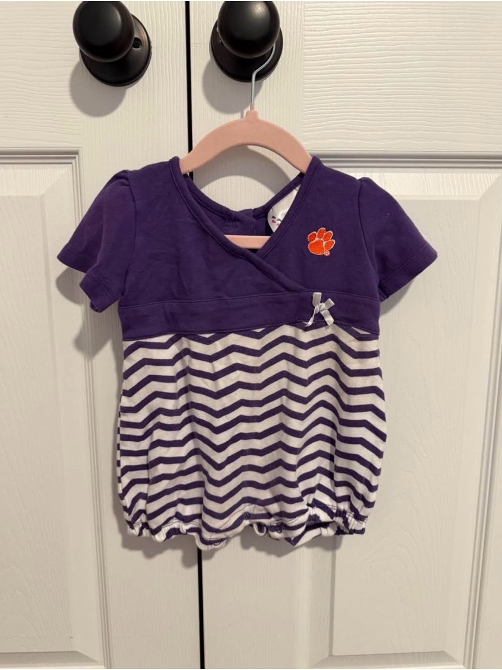 18 month Clemson Romper